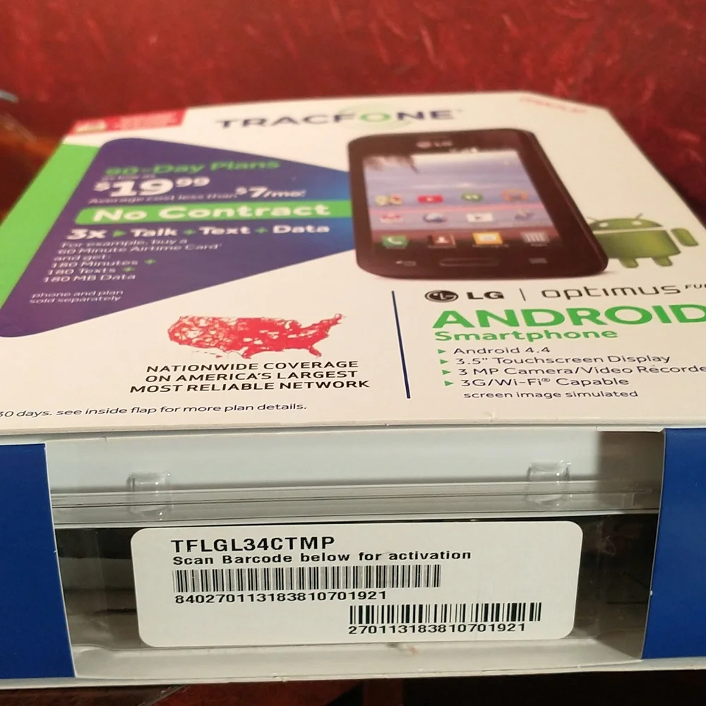 LG TracFone Optimus Fuel Android Smartphone - NIB (2 Units for sale)